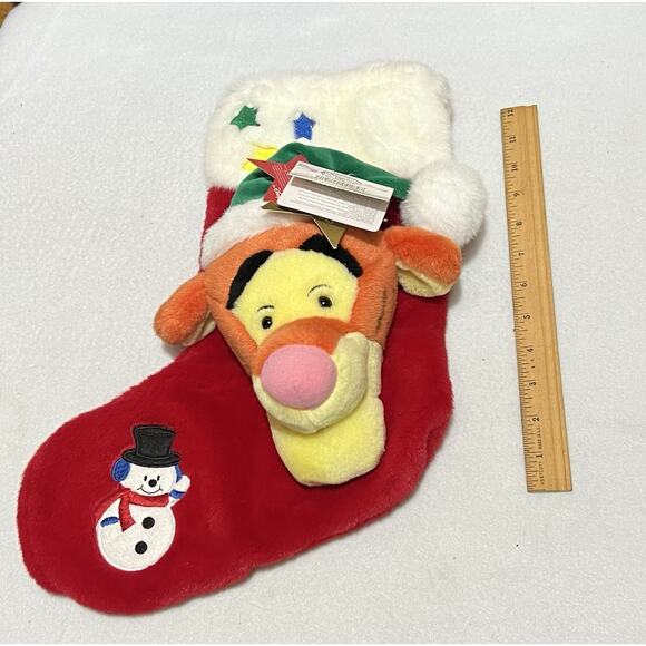Disney Winnie The Pooh 1999 Tigger Singing Christmas Stocking New With Tags - Picture 6 of 7